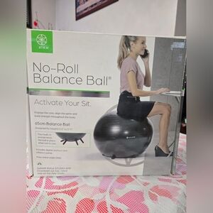 Gaiam Black No-Roll Balance Ball
